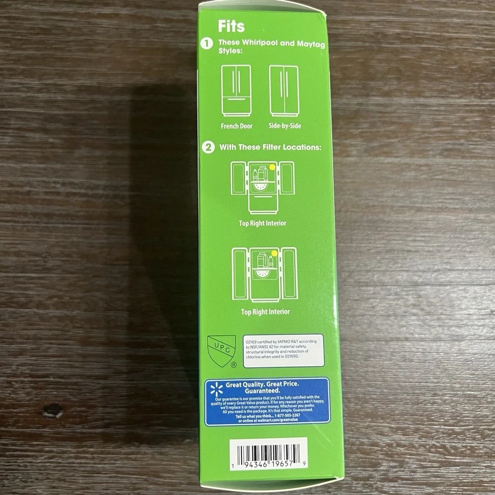 Maytag Whirlpool UKF8001‎ 4396395 EDR4RXD1 Replacement Fridge Filters 2-Pack NEW